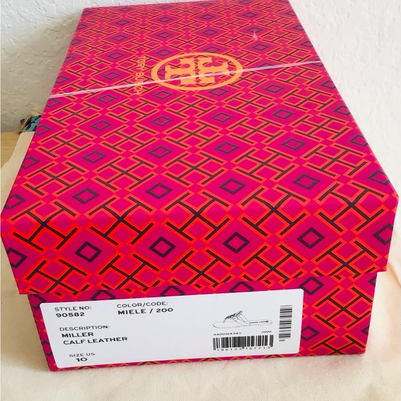 Tory Burch Miller Leather Sandals-New In Box With Dust Bag - Picture 13 of 14